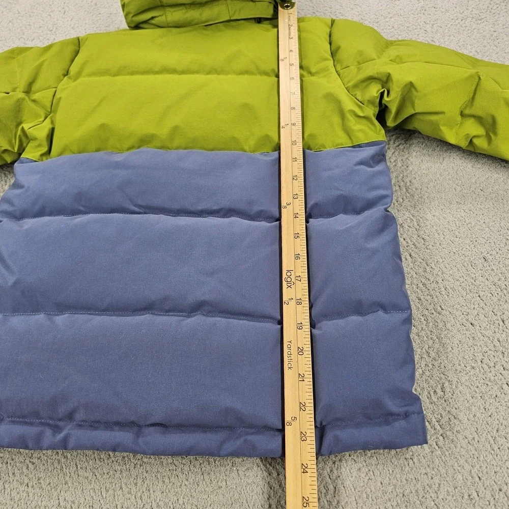 Marmot Fordham II Hoody Jacket Boys Large Green Blue 700 Fill Down Waterproof